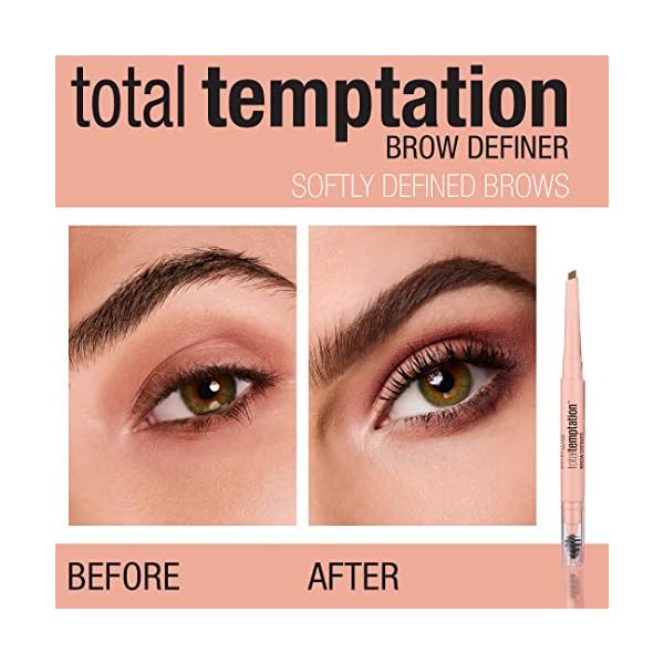 Maybelline-New-York-Total-Temptation-Eyebrow-Definer-Pencil-305-SOFT-BROWN-Exclusive-1-Count Maybelline Total Temptation Eyebrow Definer Pencil, Soft Brown, 1 Count