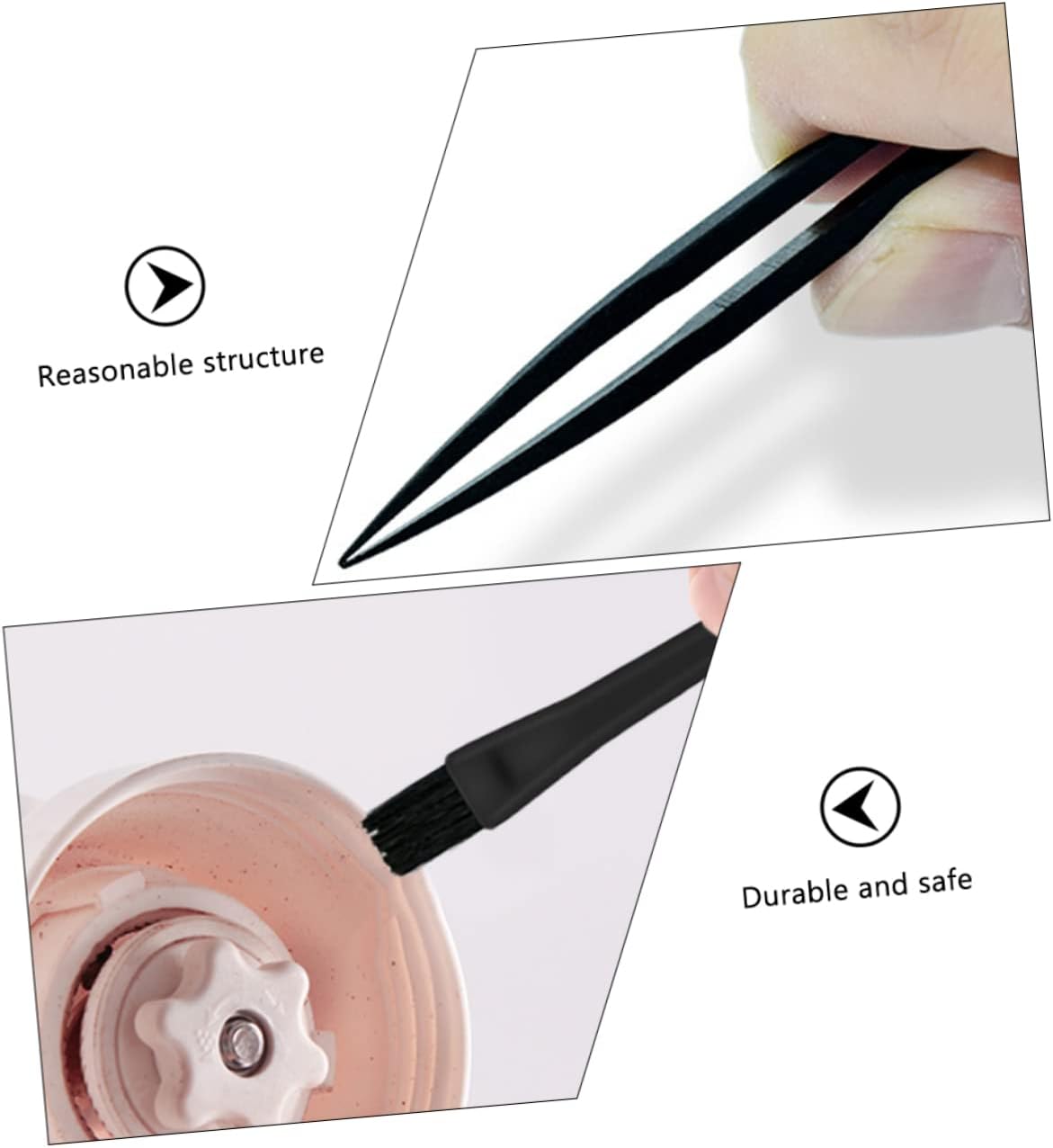 1set -Static Brushes for Circuit Board and Keyboard Cleaning Portable Cleaning Kit for USB Ports and Electronics