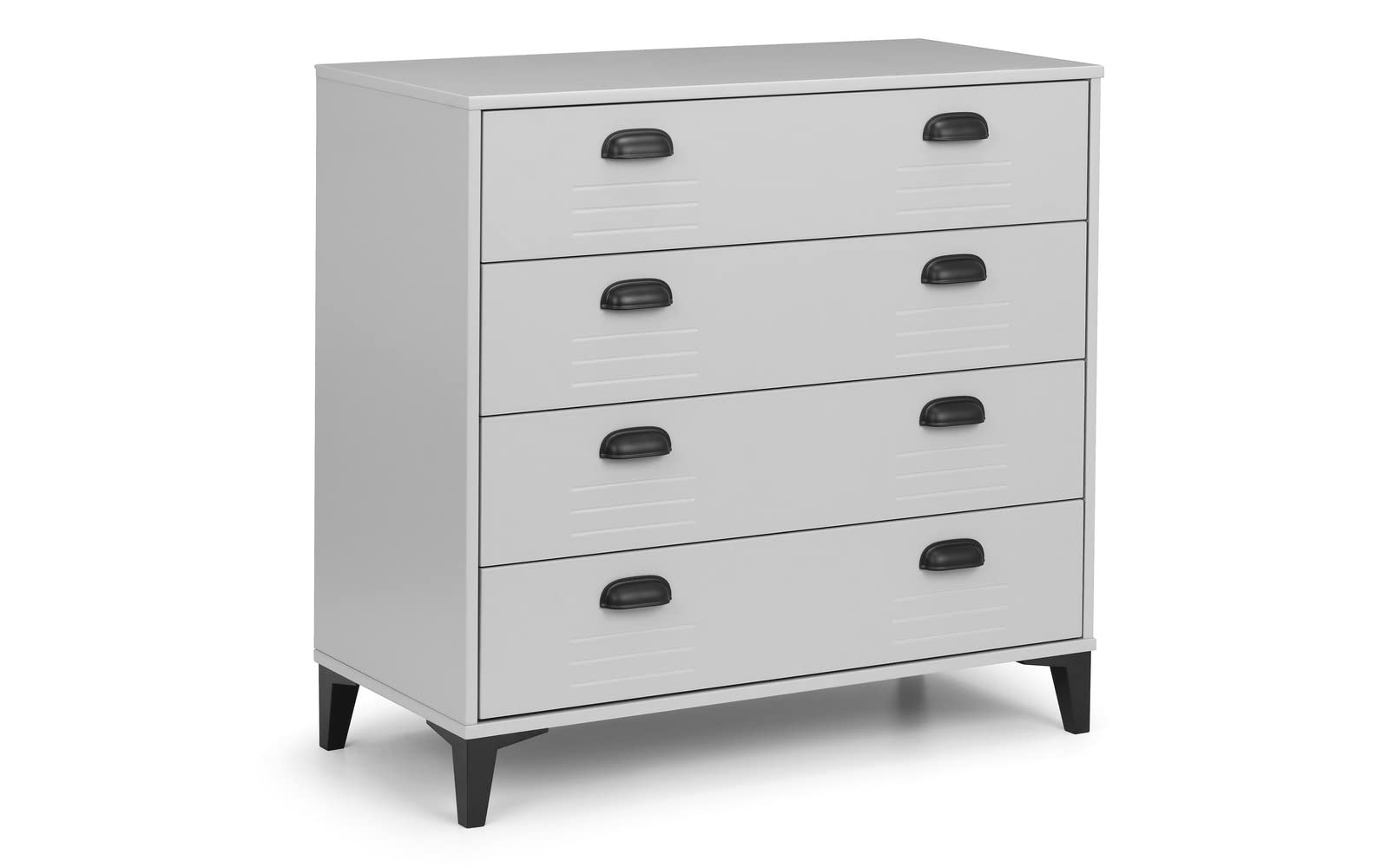 Julian Bowen Lakers Locker 4 Drawer Chest, Grey