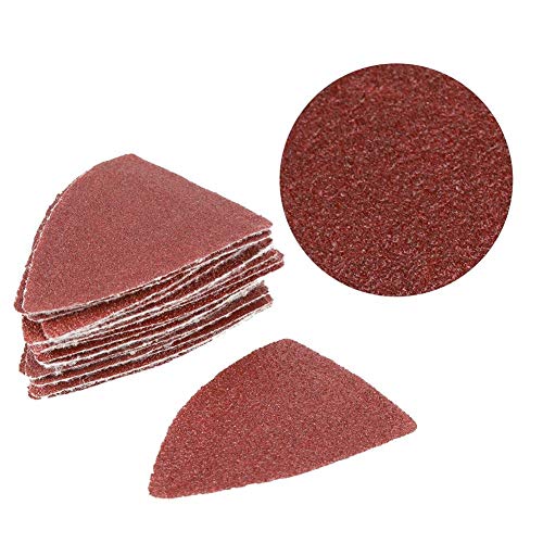Dreieck Schleifpapier Schleifpapier 82pcs Schleifsatz multifunktionale oszillierende Säge Sand Pad für Holz Kunststoff weiches Metall Reinigung und Polieren