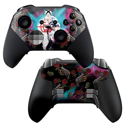 DreamController Harly Quiinn X-box Elite Controller Series 2 Limited Edition Custom Elite Series 2 Controller para X-box One/Series X/S fabricado con tecnología avanzada de pintura Hydro-Dip (no solo