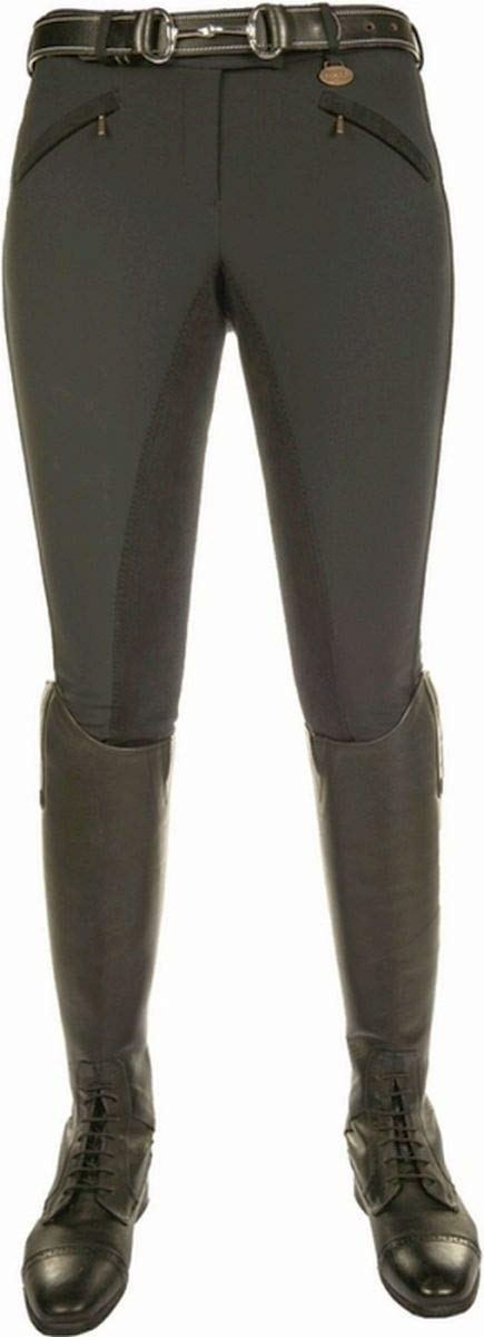HKM Unisex Kinder Hose Softshell-Reithose -Karthingo New- 3/4 Alos Besatz