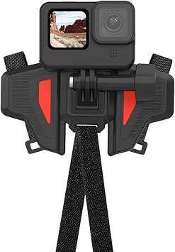 Ayex Helmet Chin Mount   Telesin GP-HBM-MT2 Kask  ene Montaj Aparat  | GoPro, DJI Osmo Action, Insta360 ile uyumlu, POV S r   ekim Aparat