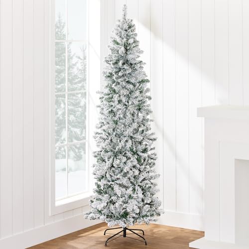 arbol navidad nevado artificial Marca Best Choice Products