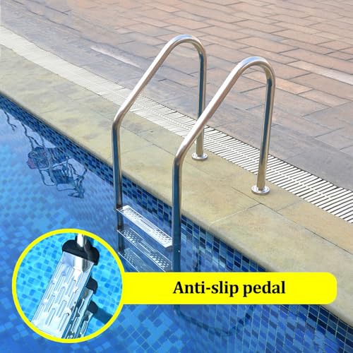 Escalera para piscina con 2 peldaños antideslizantes miniatura 5