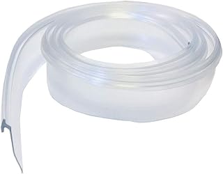 Gordon Glass® Angled Clear Vinyl Slide-in Sweep|Wipe|Seal|Drip for Framed Shower Doors, 36" Long, Made in USA