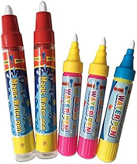 5PCS Replacement Water Doodle Painting Pens,Drawing Doodle Magic Pens for Doodle mat,Magic mat