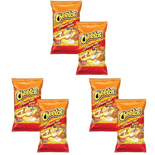 Image of Cheetos Crunchy, 6 Pack, 2 X 226.8 Gram - Real Crunchy Cheese