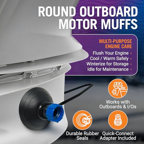 Image of Outboard Motor Muffs Round, Boat Motor Water Muffs Ear Flusher, Better Boat