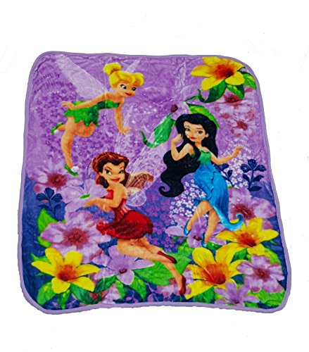 Image of Disney Tinkerbell Fairies Spring Pixies Crib Blanket