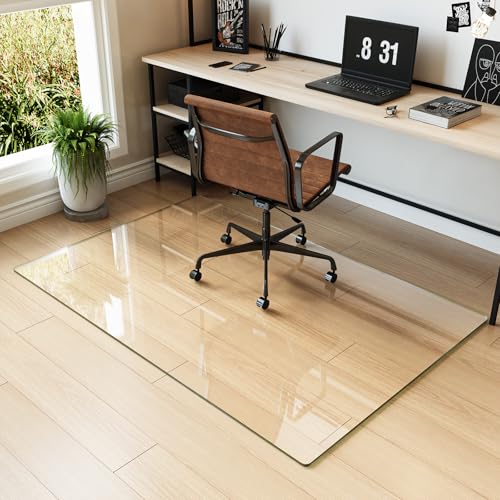 Image of Koonmi 36 inch x 55 inch Office Chair Mat for Hardwood Floors & Carpets