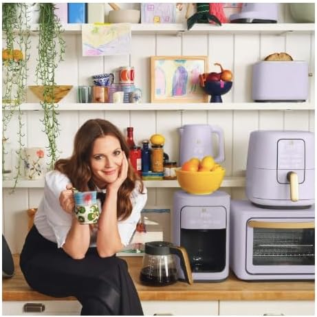 14-Cup Programmable Coffee Maker with Touch-Activated Display, by Drew Barrymore (Lavender)