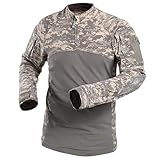 【DESIGN】 Le camicie tattiche da uomo sono dotate di maniche lunghe, cerniera frontale da 1/4 con colletto che può essere indossato su o giù. Le maniche lunghe sono progettate con 2 tasche sul braccio e 2 design in velcro.
