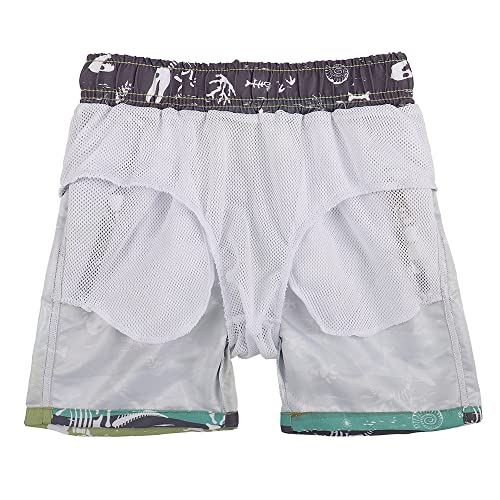 Ugrevz Boys Swim Trunks Swim Shorts Kids Bathing Suit Beach Board Shorts Quick Dry Toddler Swimsuit Little Boy Swimwear (St01Dinosaur-2T) #TOP2