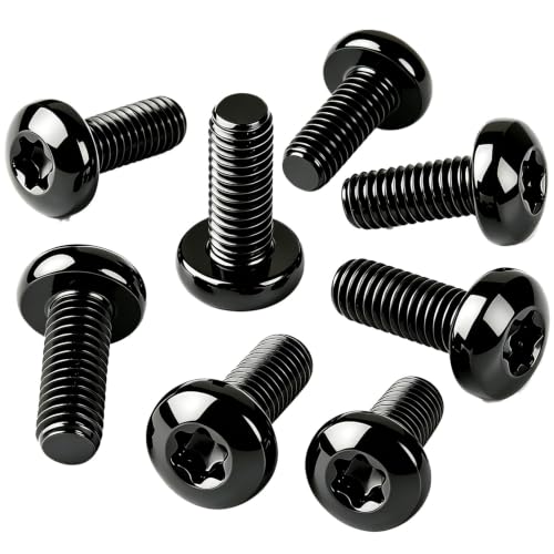 Image of Black License Plate Screws for Lexus /Honda and Toyota Models