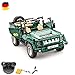 Produktbild HSP Himoto 2.4GHz RC ferngesteuertes DIY Konstruktion Militär Army Jeep Truck Pickup aus Bausteine/Steckbausatz zum Selberbauen Basteln,Komplett-Set Inkl. Akku und Ladegerät
