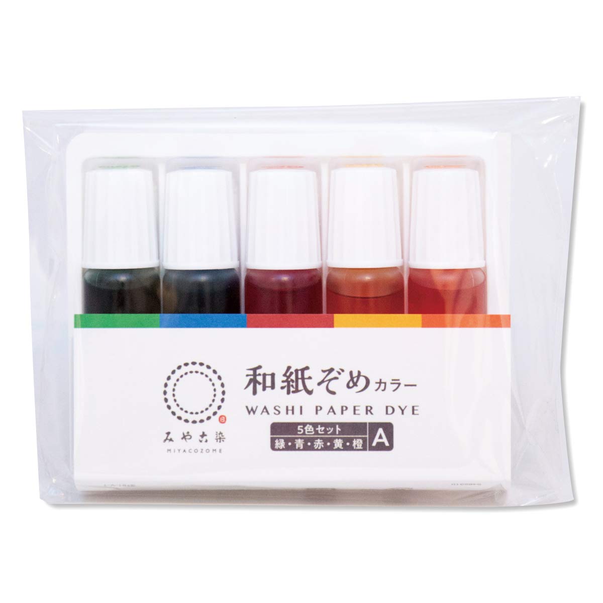 Amazon.co.jp: 和紙染めカラー 5色 Aセット 9ml : ホビー