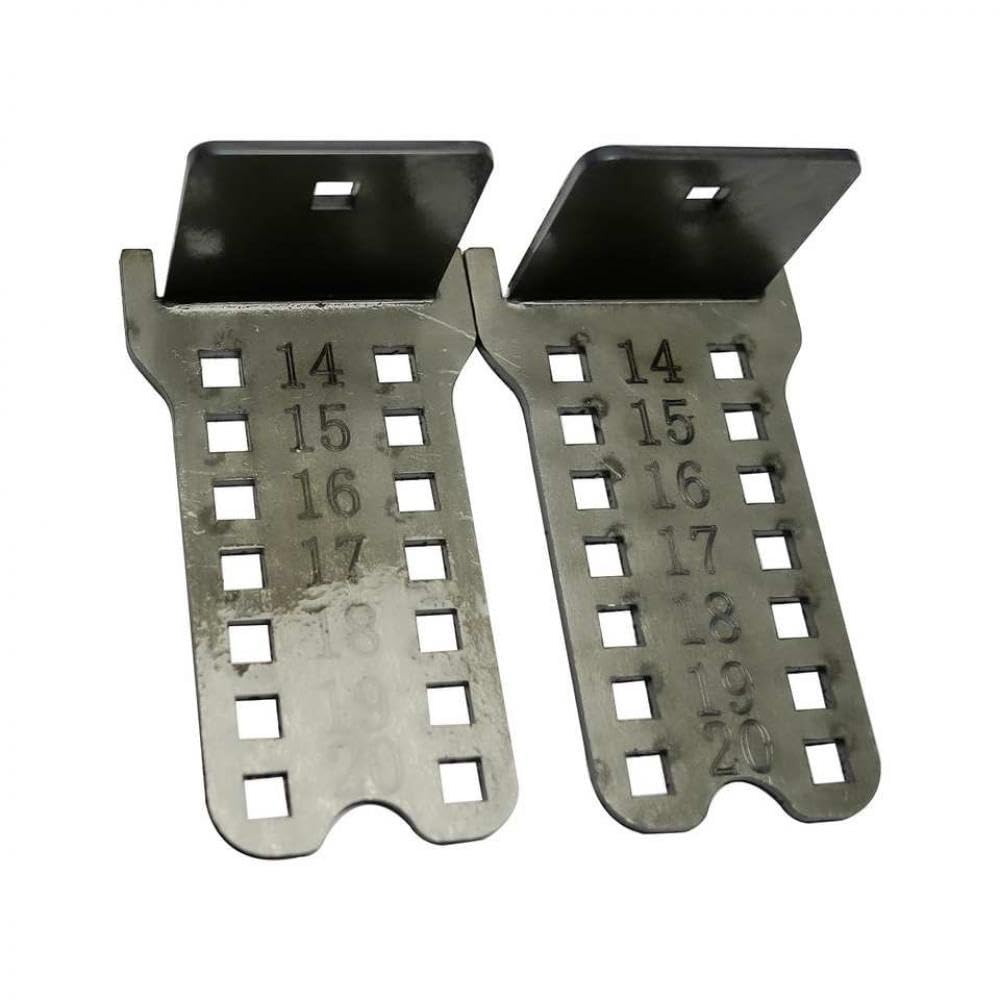 Herramienta de Ajuste de Rueda de 14 a 22 Pulgadas para Pruebas de tamaño de neumáticos y maquetas compatibles con 5 diseños de orejetas