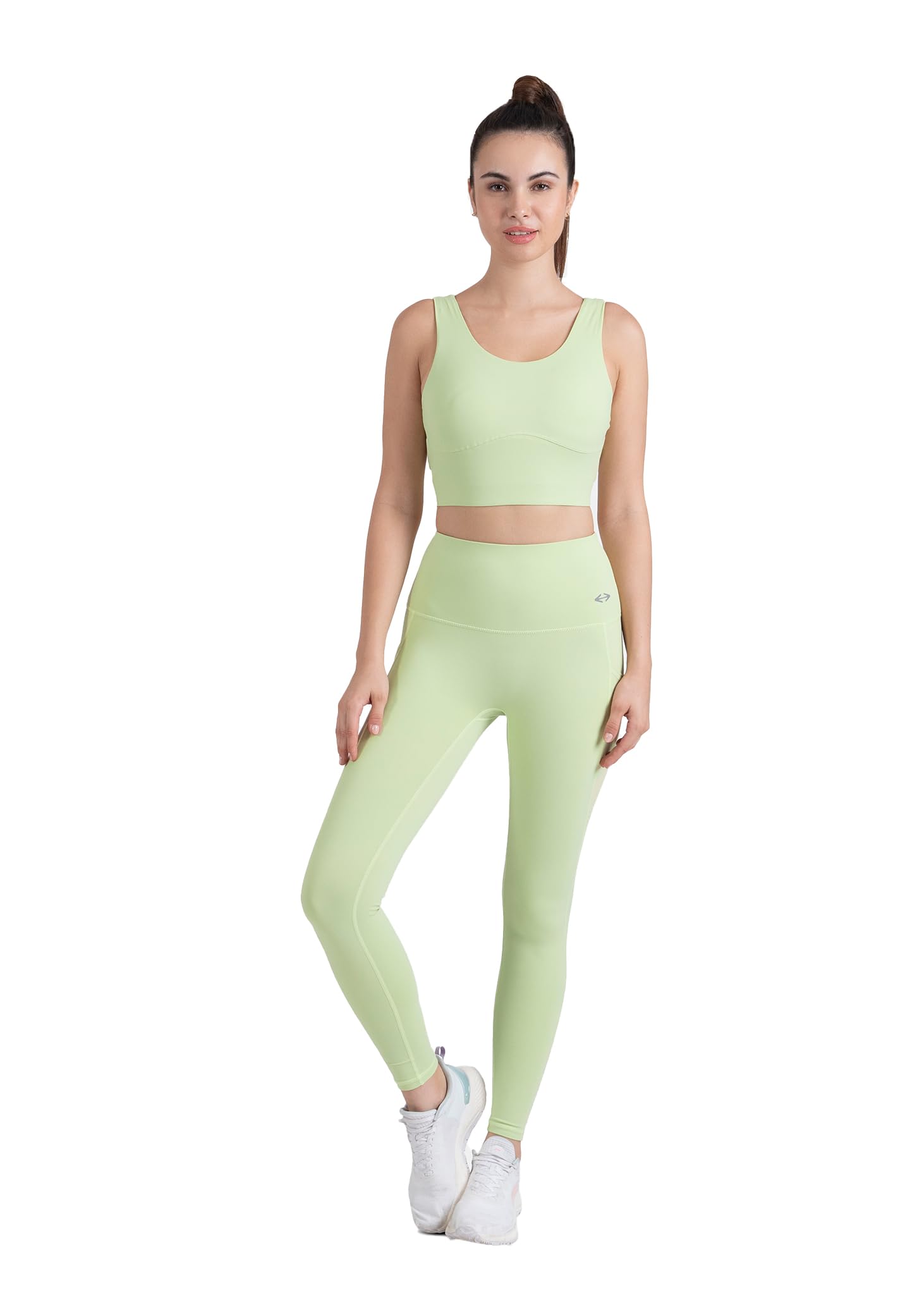 STRCHWomen's Nylon Showstopper Cross-Back Medium Support Sports Bra