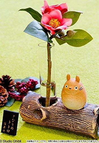 Amazon.co.jp: となりのトトロ 信楽焼 一輪挿し 花瓶 信楽焼花器