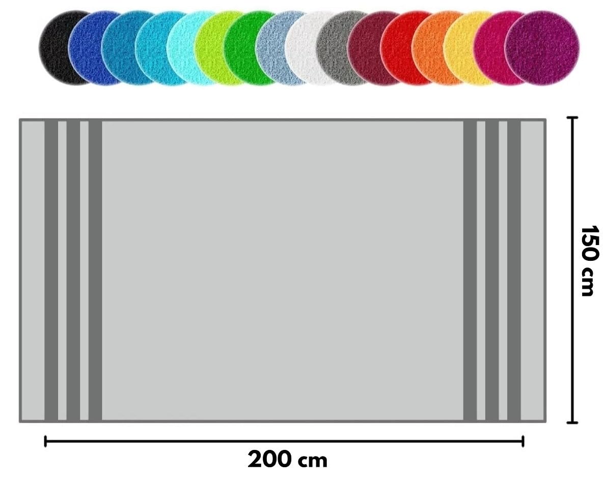 Fb Lot De 2 Draps De Bain Extra Larges (100 X 200 Cm 600 G/M²