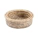 Caspari Rattan Wine Bottle Holder, Natural