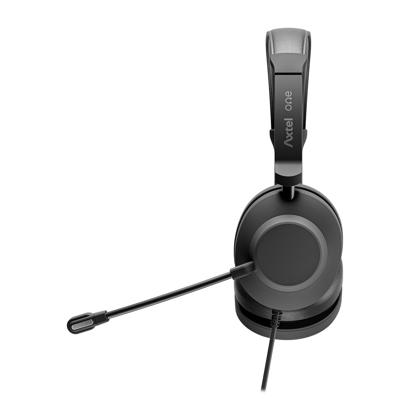 UC35 zestaw słuchawkowy stereo z kablem – USB i wtyczka jack 3,5 mm, podwójny mikrofon z redukcją szumów, głośnik HD 40 mm, sterowanie inline, lekki do biura i domu