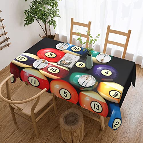 Nappe de billard 137x183 cm rectangulaire imprimée et colorée pour table