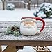 Comfy Hour 3D Santa Claus Ceramic Mug, Festive Christmas Coffee Cup, Holiday Tabletop Drinkware Decor, Artisan Painted Holiday Kitchenware, 1 Unit