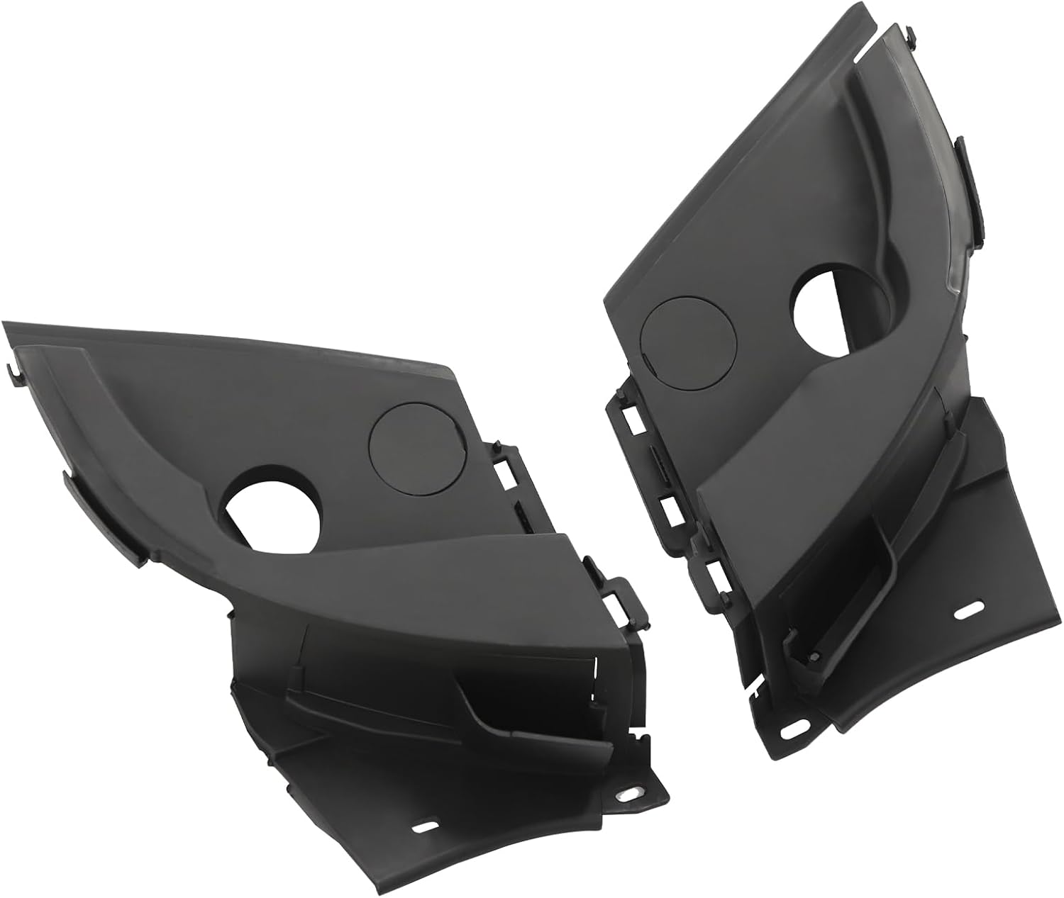 Windshield Wiper Cover Kit, Left and Right Front Windshield Cowl Cover Direct Replacement, Automotive Winding Shield Cowl Grille Vents Kit with 2PCS Wiper Arm Trim Panel for Honda Civic 2006-2011