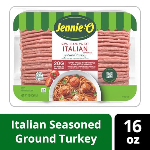 JENNIE-O Lean Ground Turkey Meat, 93/7 Italian Seasoned, 1 lb