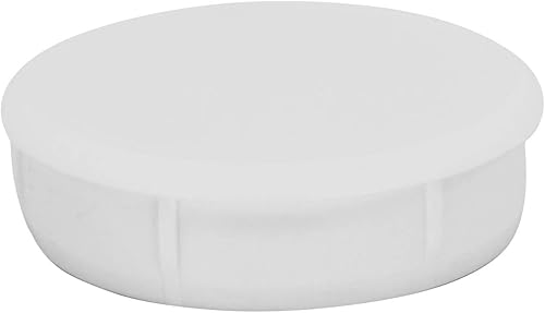 Rok Hardware ROKHP35WH - Tapón de orificio de plástico de 1.378 in, blanco, paquete de 10