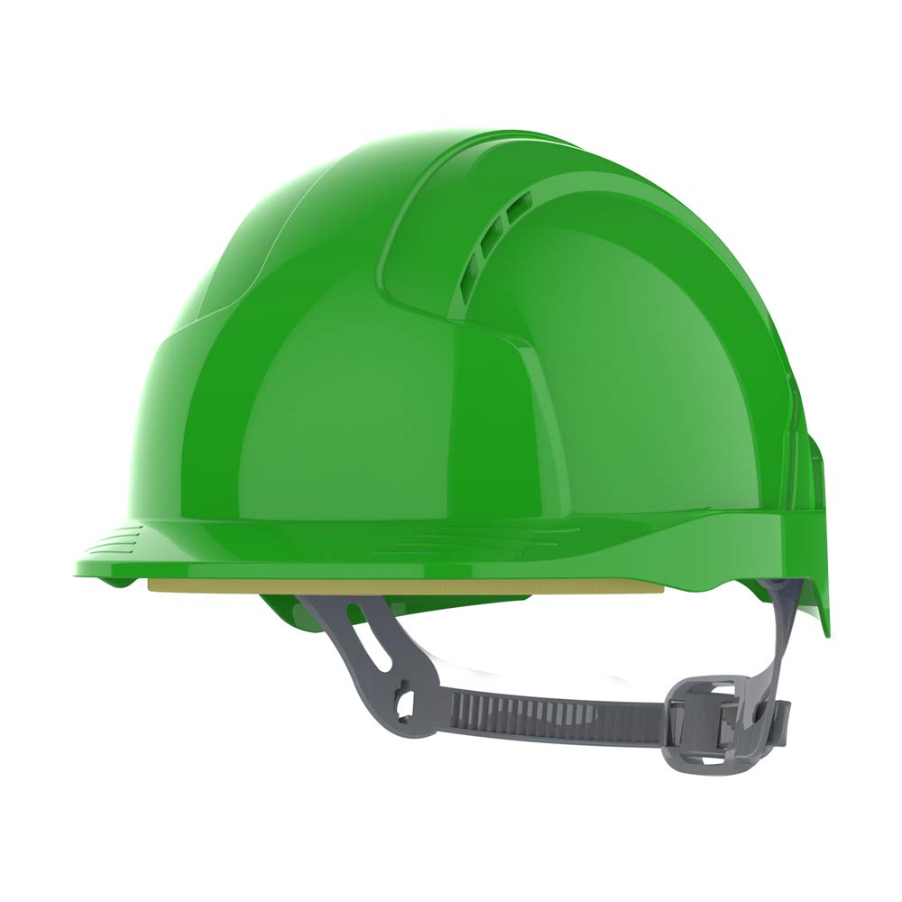 JSP EVOLite® Safety Helmet - Slip Ratchet - Vented - Green (AJB160-000-300)