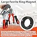 2- Pack Ferrite Ring Magnets | OD4 x ID2.36