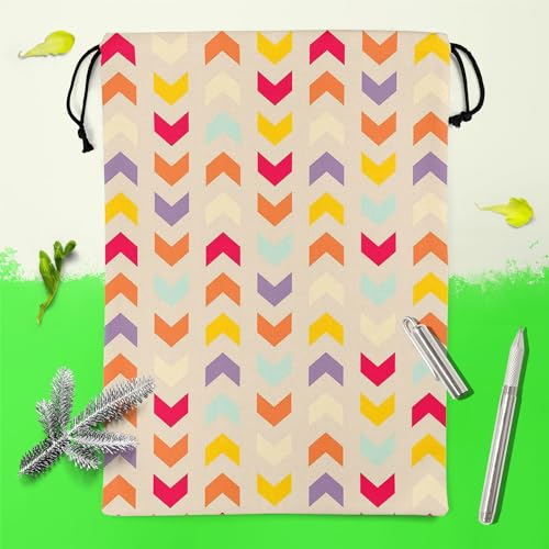 Image of ArtzFolio Zigzag Stripes | Reusable Sack Bag | Bag for Gym, Storage, Vegetable & Travel