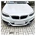 Front Lip, Car Front Bumper Lip Spoiler Diffuser Splitters Body Kit Aprons Cover Guard Trim Compatible for BMW 2 Series F22 F23 Sport 2015-2019(Carbon Fiber Look)