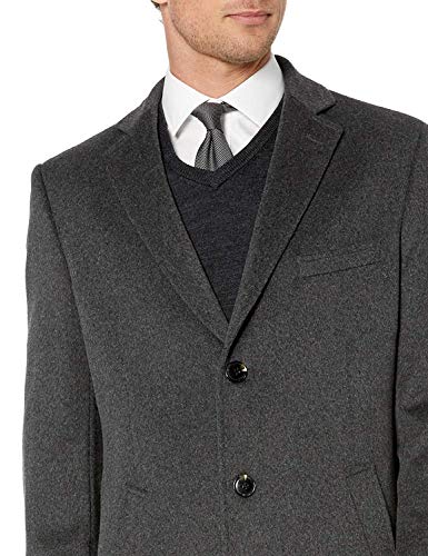 Adam Baker Men's Overcoat Single & Double Breasted Luxury Wool/Cashmere Full Length Topcoat3