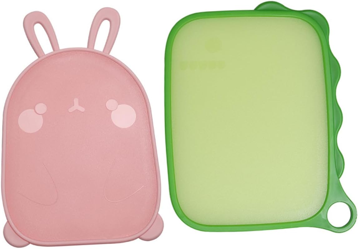 Plastic Cutting Board Set Dinosaur Rabbit Design Fruit Vegetable Cutting Mat Kitchen Tool for Family Plastic Cutting Board Set Dinosaur Rabbit Design Fruit Vegetable Cutting Mat Kitchen Tool for Family