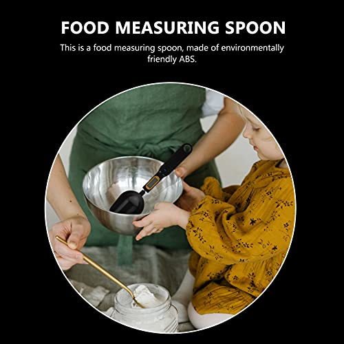 Luxshiny Pá de medição para ração de animais de estimação, balança eletrônica de alimentos; Colher d