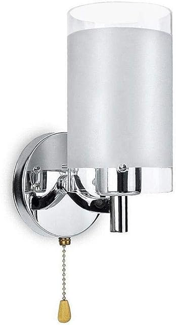 Elegant LED Wall Light, Modern Simple Style Aisle Corridor Balcony Light Bedside Wall Light Wall Lamp with Pull Cord Switch,Sconces Lamps for The Living Room Bedroom