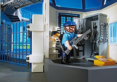 Playmobil City Action 6872 Polizei-Kommandozentrale mit Gefängnis, für Kinder von 4-10 Jahren – Bild 8
