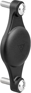Topeak Cage Mount for AirTag (Black) – Integrated Apple AirTag Holder for Bottle Cage or Standalone Mount, Includes Anti-Theft Bolts for Secure and Discreet Tracking