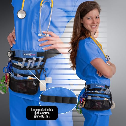 Image of Kangapak Nurse Fanny Pack Multi Compartment Waist Organizer Tool Bag for Students, Practitioners & Medical Professionals