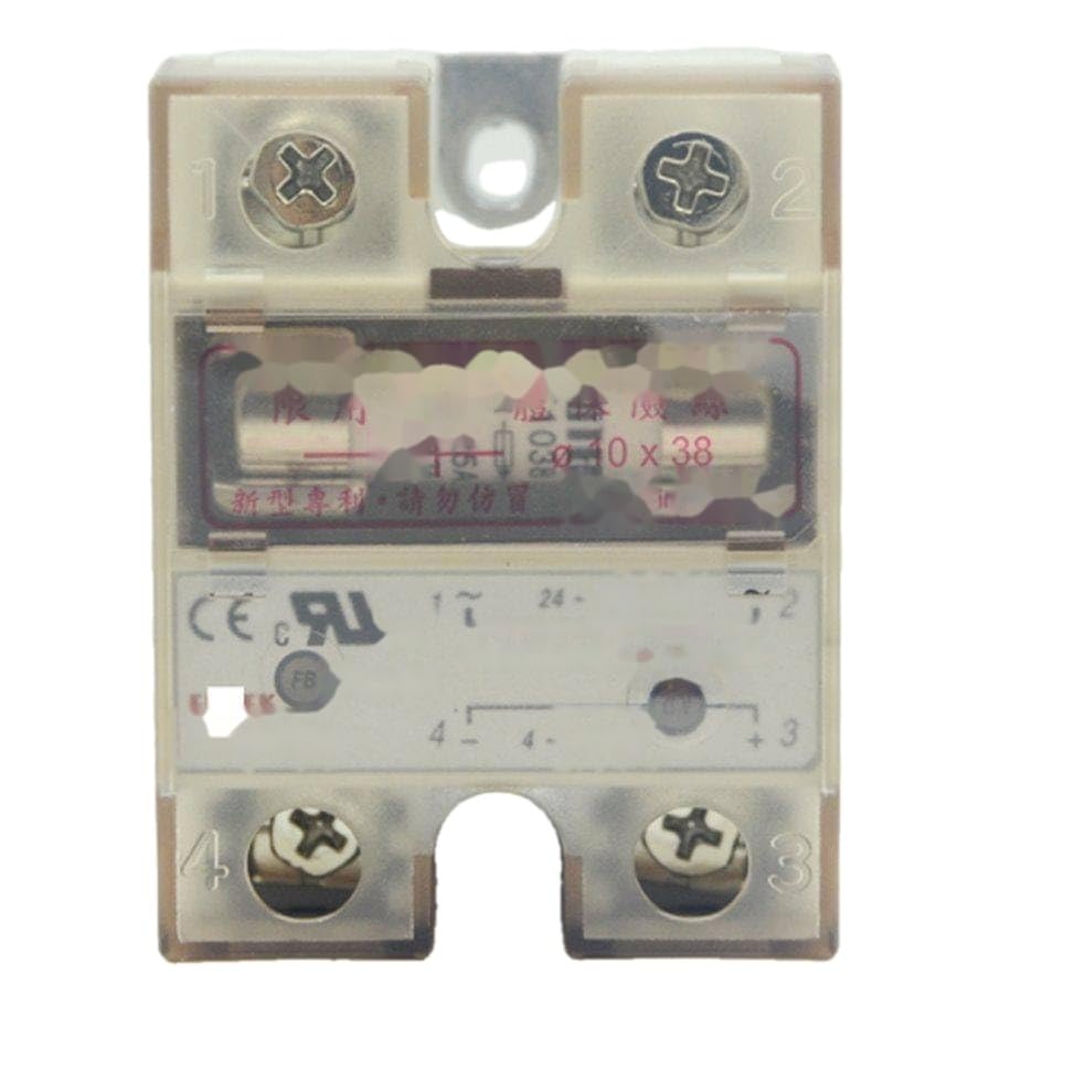 Relé de estado sólido de control con fusible AC SSR-F-25DA DC
