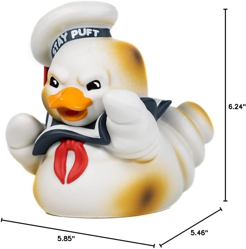 TUBBZ First Edition: Ghostbusters - Stay Puft Burnt Cosplaying Rubber Duck Vinyl Figure - Image 7