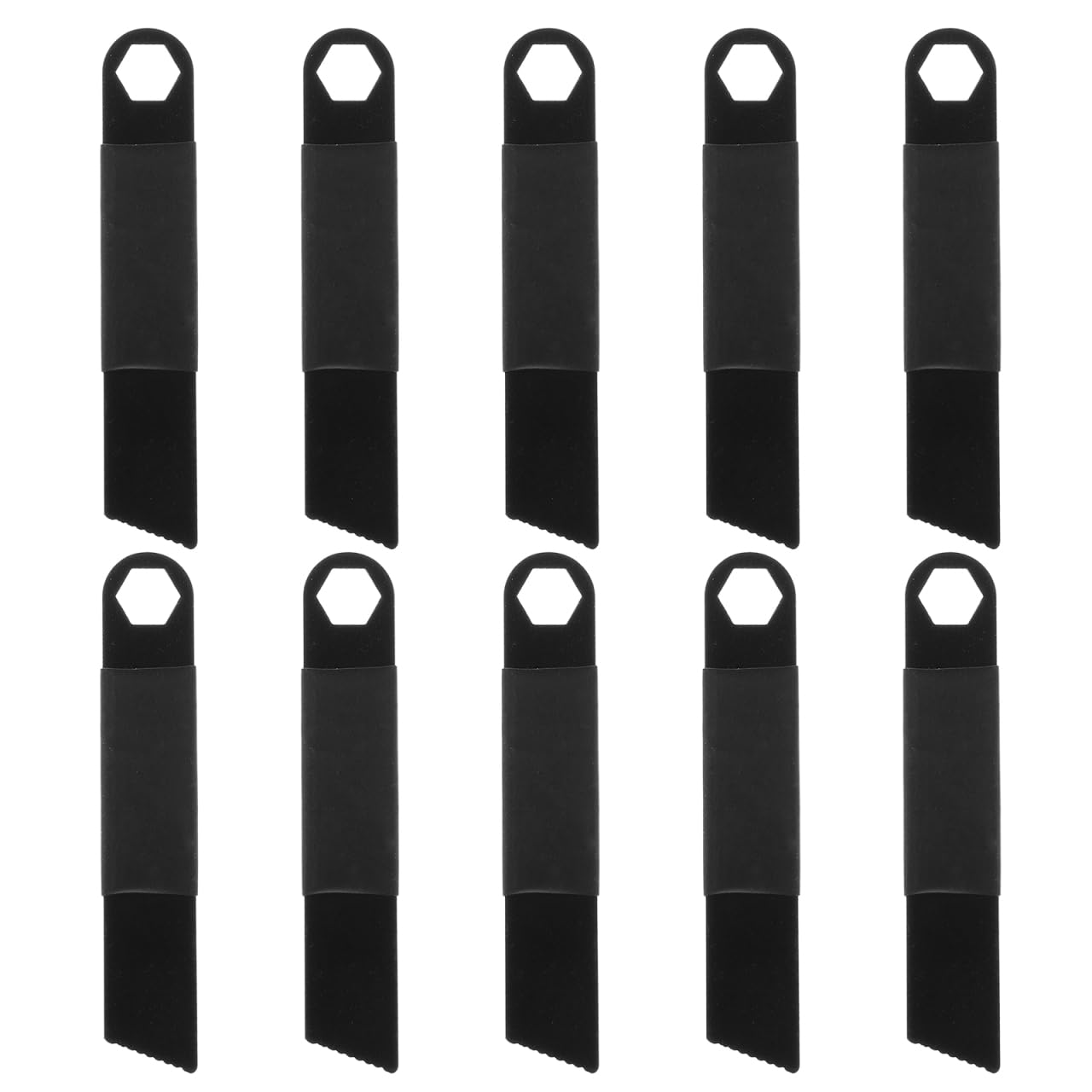 Toddmomy Fire Starter Scrapers 10 Pack Magnesium Flint Camping Tools Lightweight Portable Emergency Survival Striker for Outdoor Hiking
