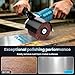 Satiniermaschine Bürstenschleifer Holz Kompatibel mit Makita 18V Akku Walzenschleifer mit Satinierwalze 8500RPM Bürstenlos 3 Geschwindigkeit zur Renovierung von Oberflächen (Ohne Batterie)