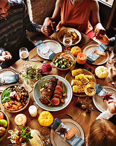 Cloth Napkin, Gothic Forest Absorbent Linen Napkins Reusable Washable Halloween Fog Path Kitchen Table Napkin Cloth Cocktail Napkins For Weddings Party 8 Packs 20 X 20 In #TOP2