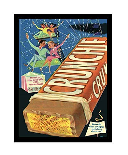 Ecool Revel in the Smooth Milk, Chocolate, Crunchie Retro Shabby Chic