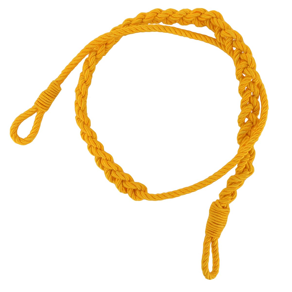 Epic Militaria Men's Yellow Reproduction Single Plait Lanyard - Military Raf Army Navy